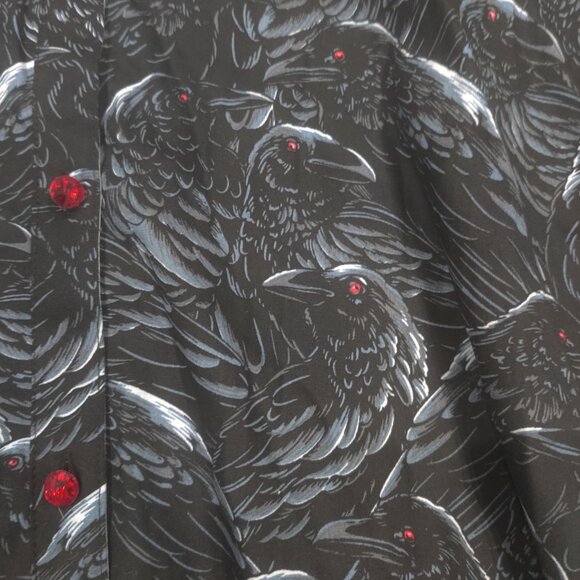 Dangerfield crow print dress size 20 AU New (fits 16-18 US) - Picture 2 of 4